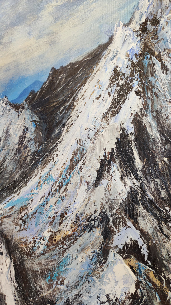 SNOWY SUMMITS 36"x36"