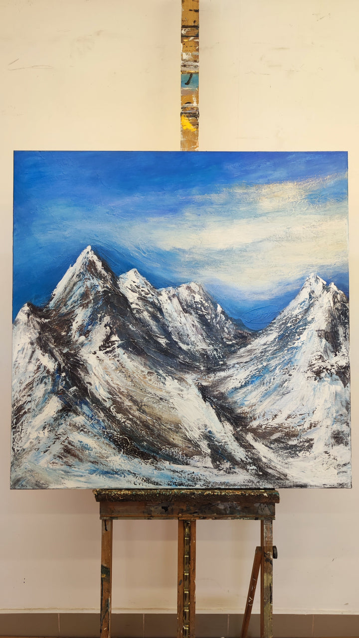 SNOWY SUMMITS 36"x36"