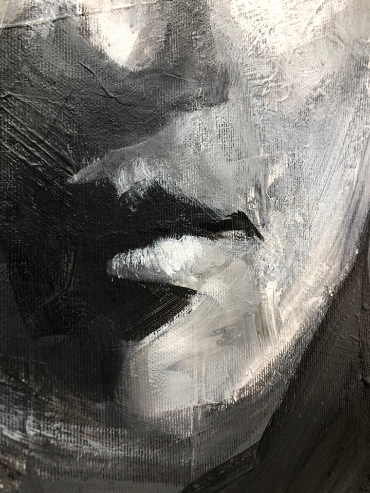 GHOSTED FACE 40"x40"