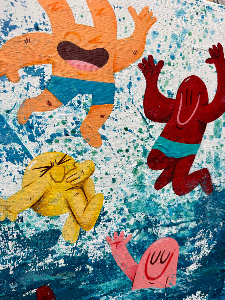 JOYFUL SWIM 23.6"x15.7"