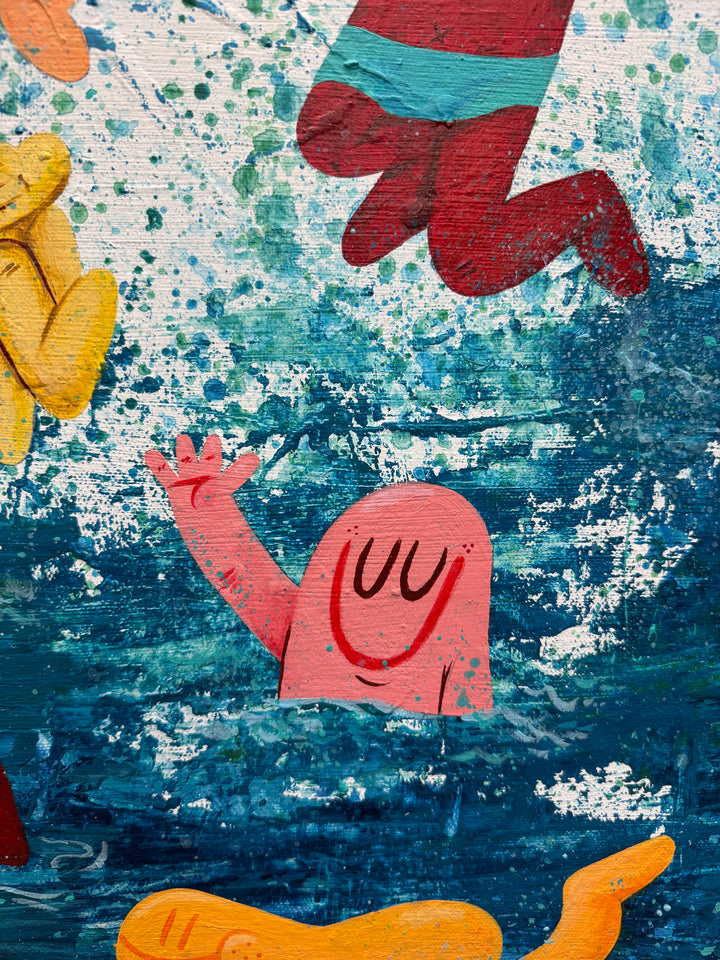 JOYFUL SWIM 23.6"x15.7"