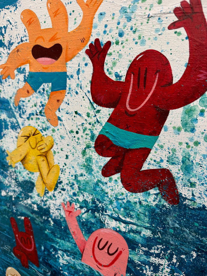 JOYFUL SWIM 23.6"x15.7"