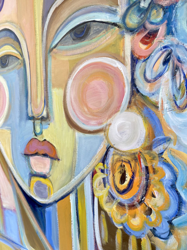 ABSTRACT CHARM 46"x46"