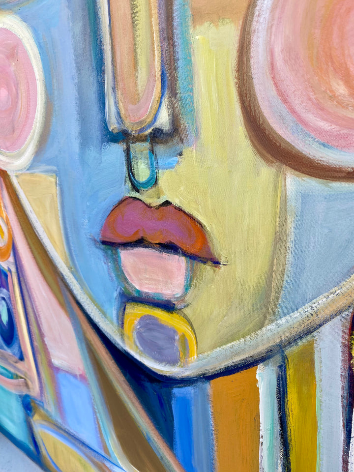 ABSTRACT CHARM 46"x46"