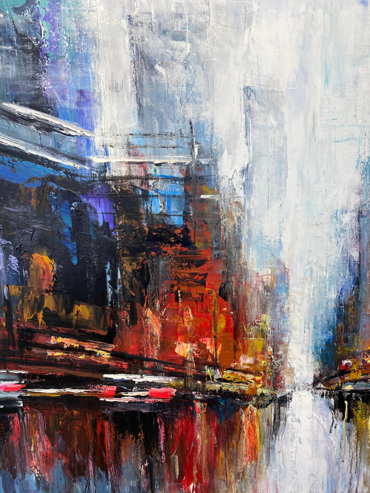 VIBRANT METROPOLIS 36"x54"