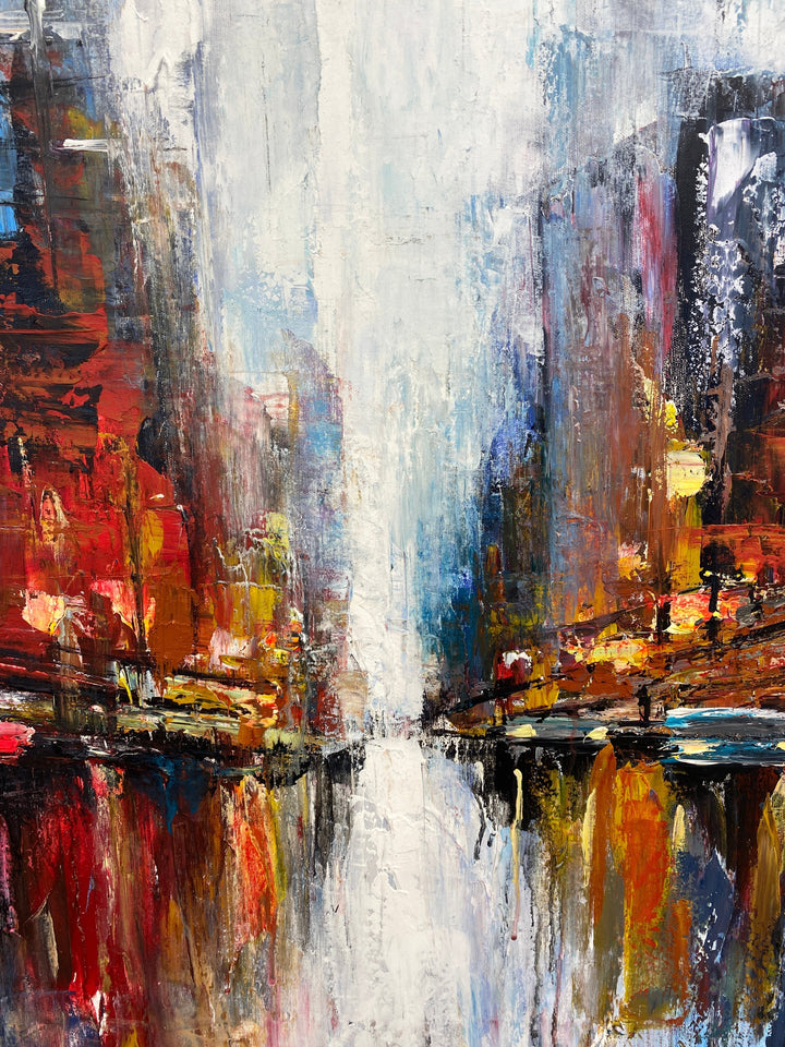 VIBRANT METROPOLIS 36"x54"