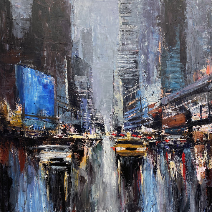 MIDNIGHT METROPOLIS 40"x40"