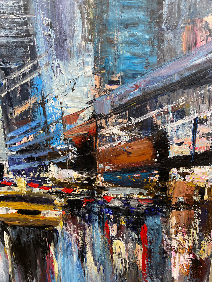 MIDNIGHT METROPOLIS 40"x40"