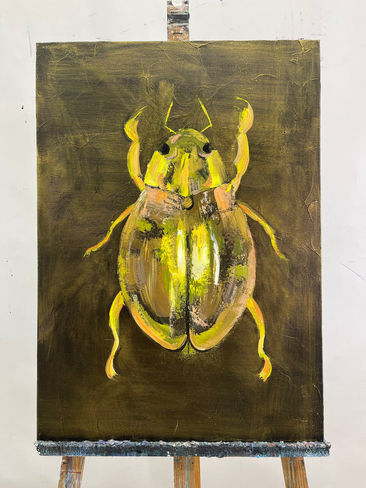 GOLDEN SCARAB 27.5"x19.7"