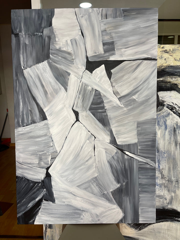 MONOCHROMATIC RIFT 54"x36"