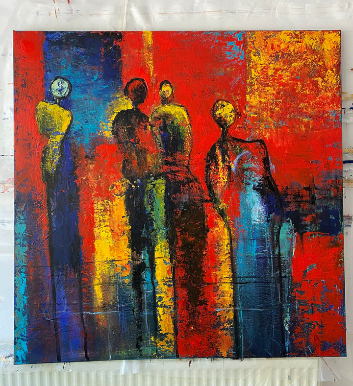 SPECTRUM OF FIGURES 46"x46"
