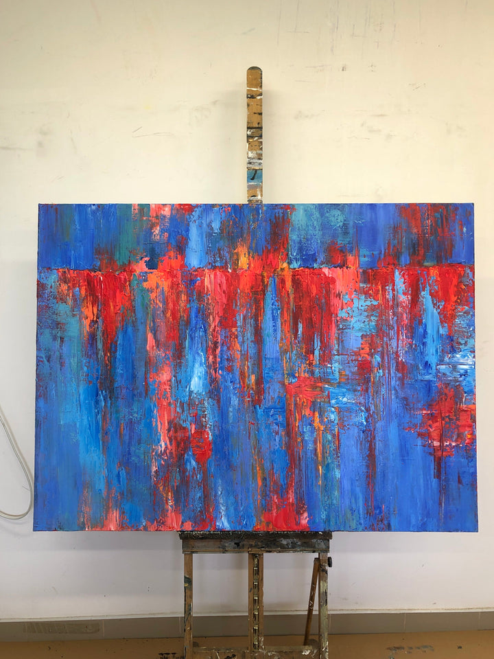 BLUE BLAZE 40"x54"