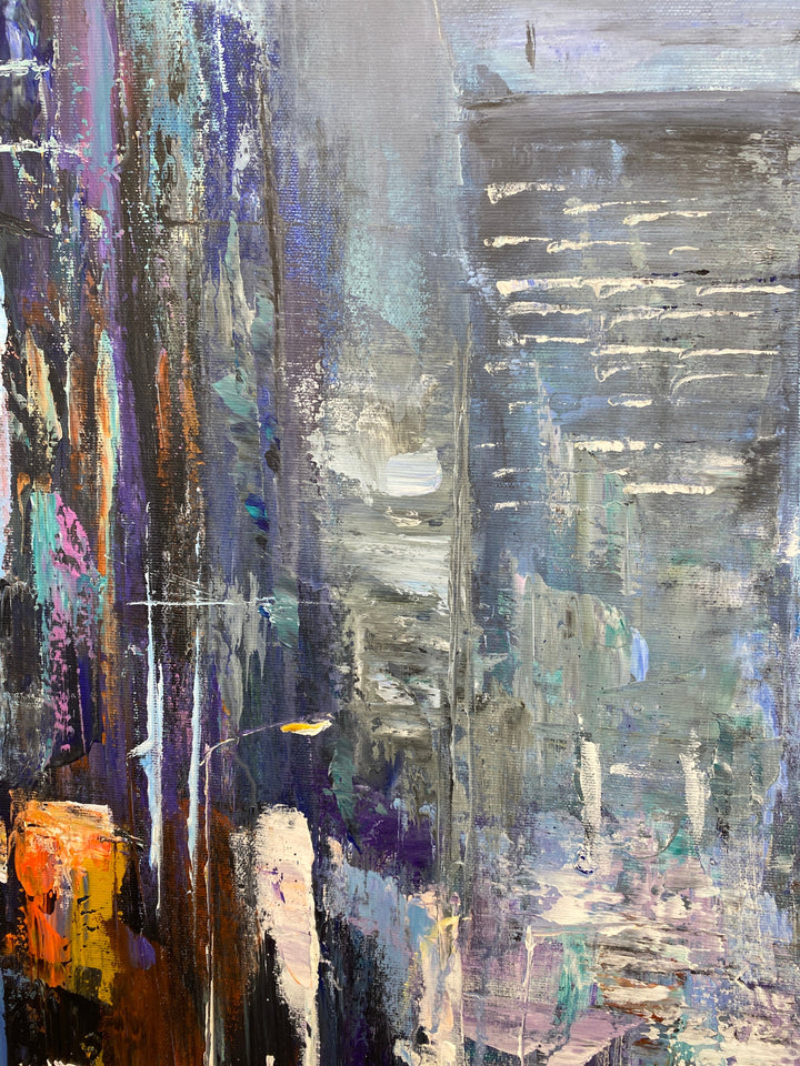 NIGHTTIME CITYSCAPE 39.4"x27.5"