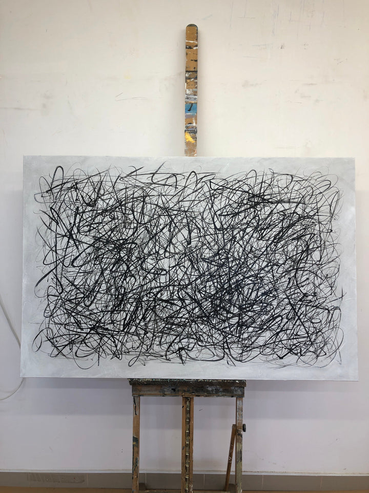 CHAOTIC SCRIBBLES 36"x54"