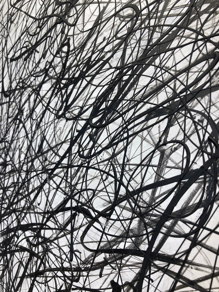 CHAOTIC SCRIBBLES 36"x54"