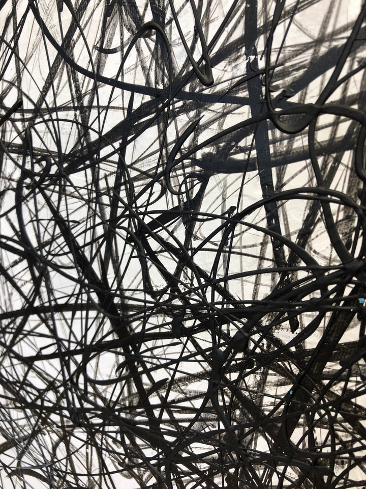 CHAOTIC SCRIBBLES 36"x54"