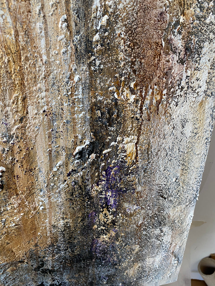 GLIDED LAYERS 46"x46"