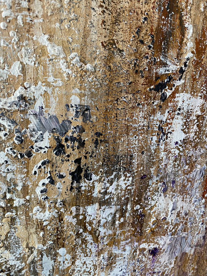 GLIDED LAYERS 46"x46"