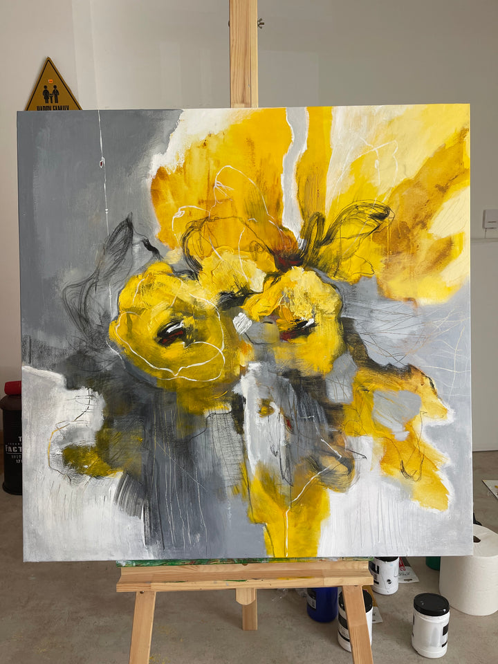 RADIANT FLORA 39.3"x39.3"