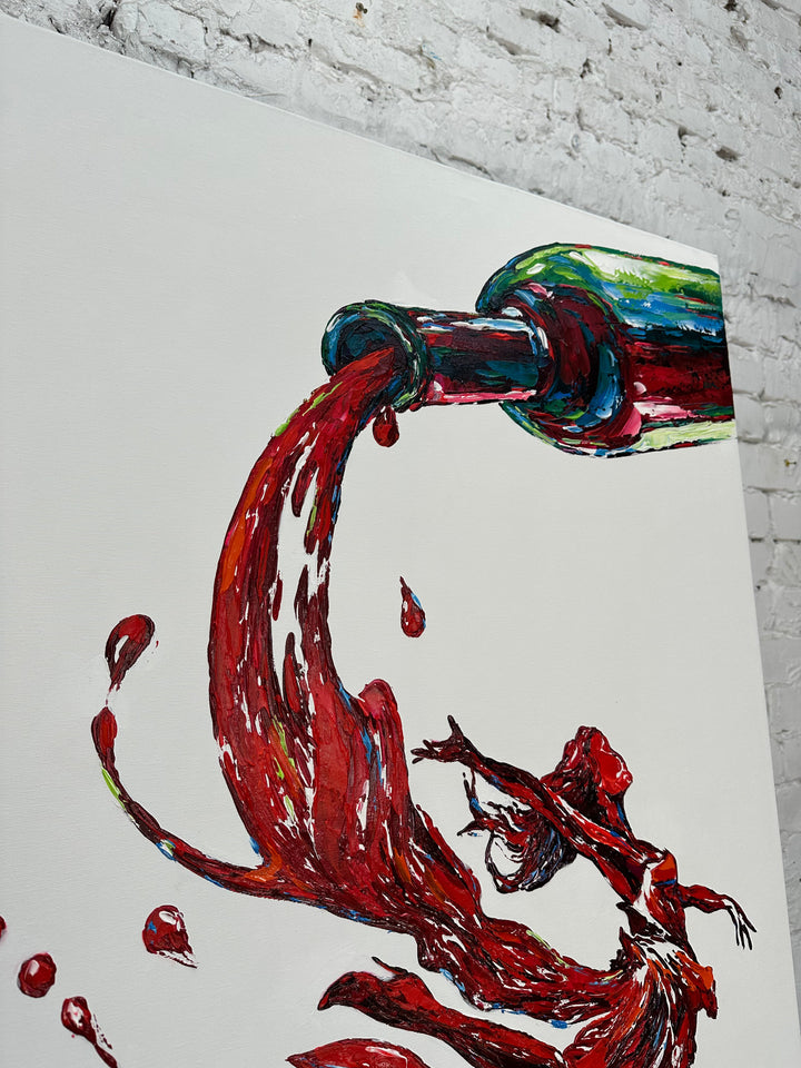 POURED PASSION 46"x34"