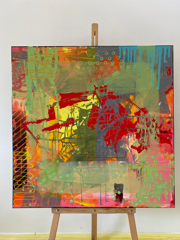 VIBRANT DISARRAY 39.4"x39.4"