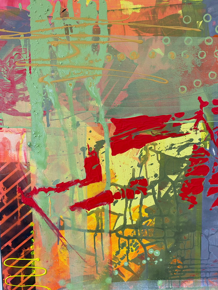 VIBRANT DISARRAY 39.4"x39.4"