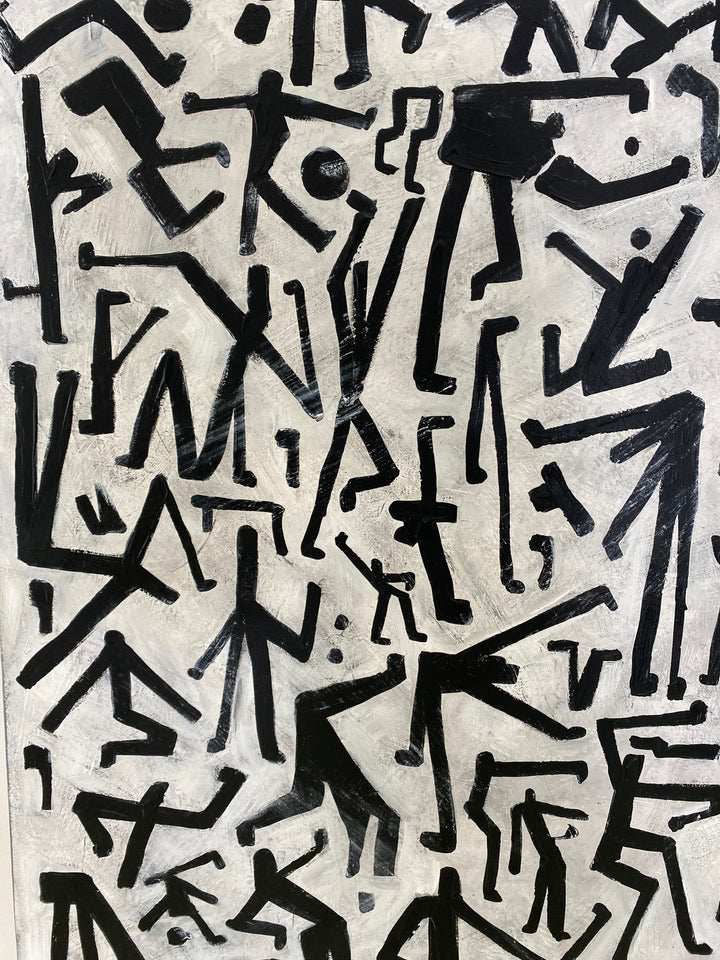 PRINITIVE CONVERSATION 36"x54"