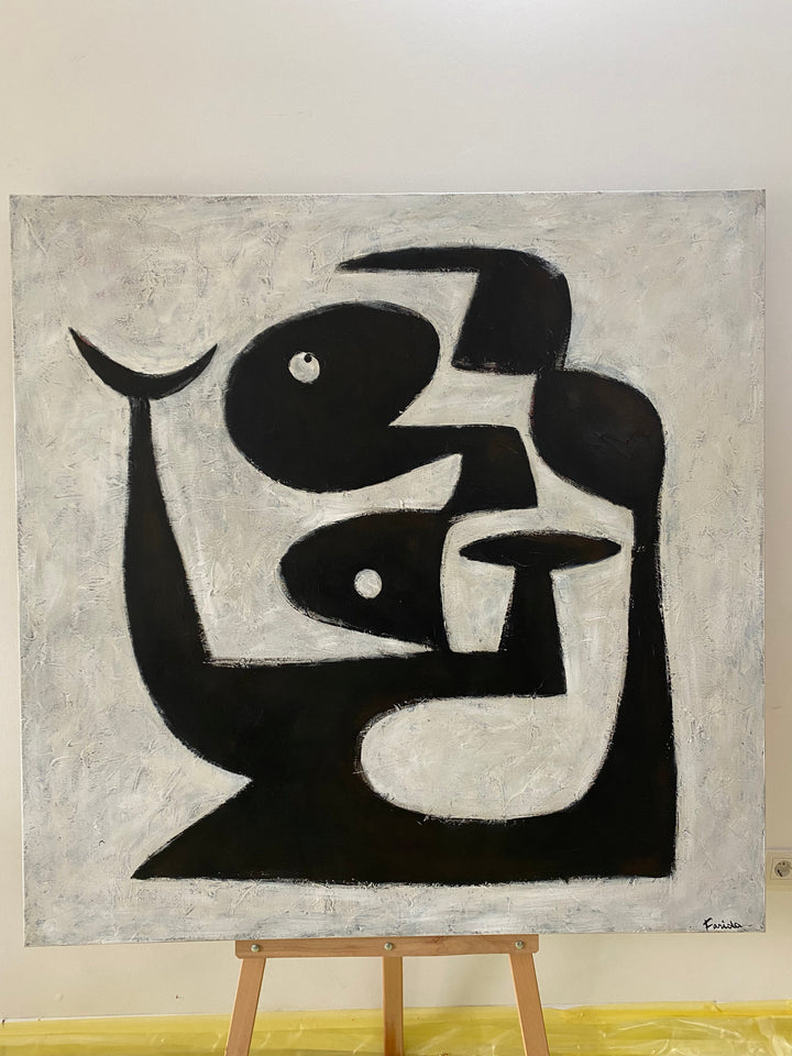 MONOCHROME MUSINGS 50"x50"