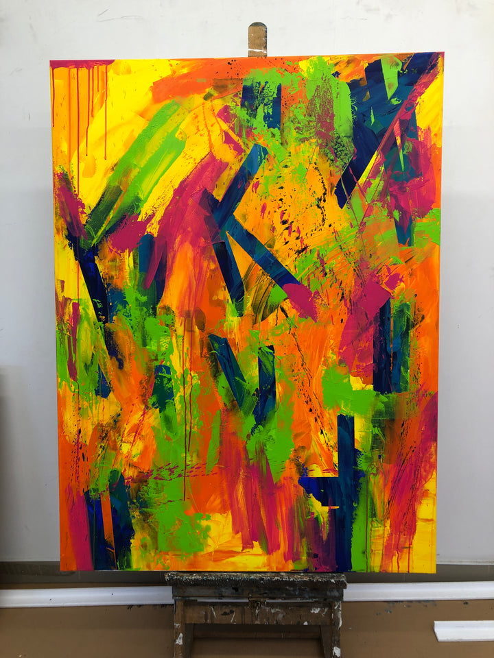 BURST OF SPRING 54"x40"