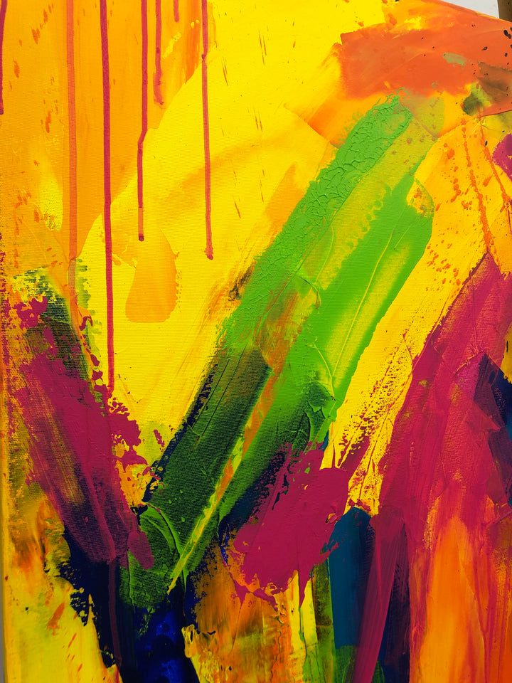 BURST OF SPRING 54"x40"