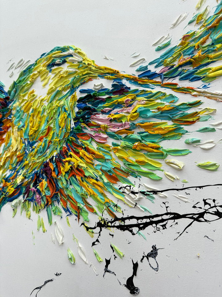 SPRING HUMMINGBIRD 20"x28"