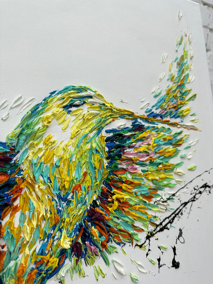 SPRING HUMMINGBIRD 20"x28"