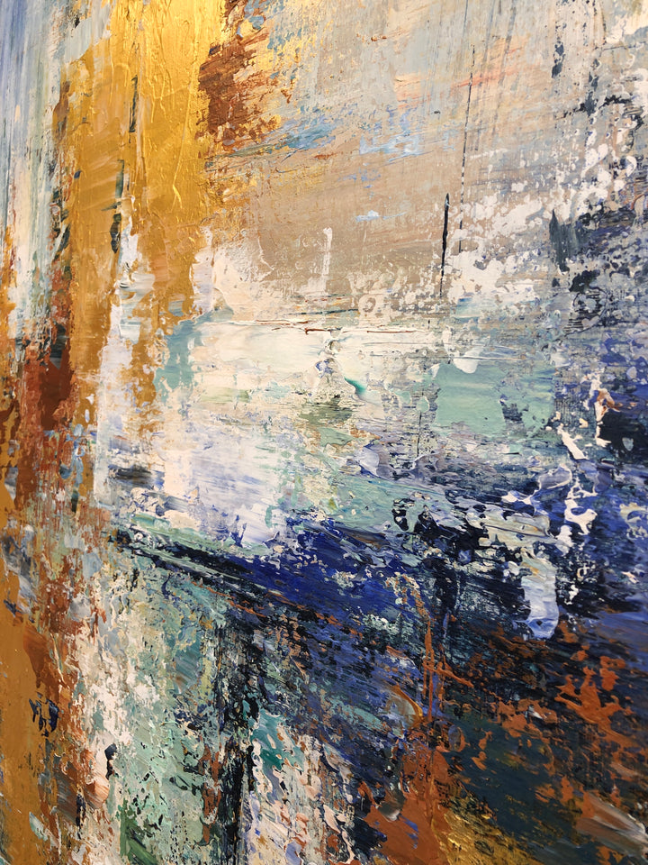 SUN OVER THE RIVER 60"x46"