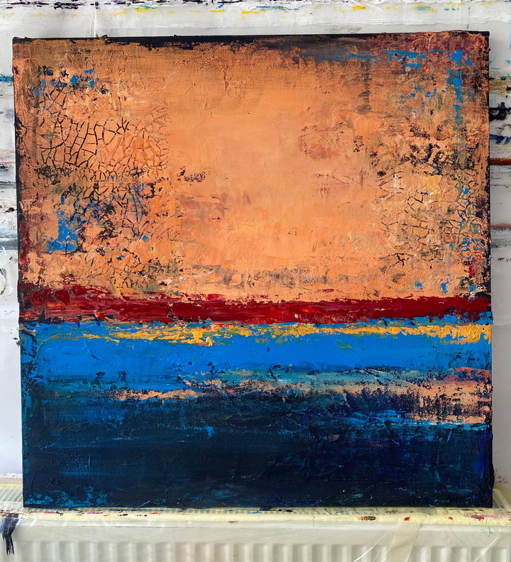 SUNSET LAYERS 32"x32"