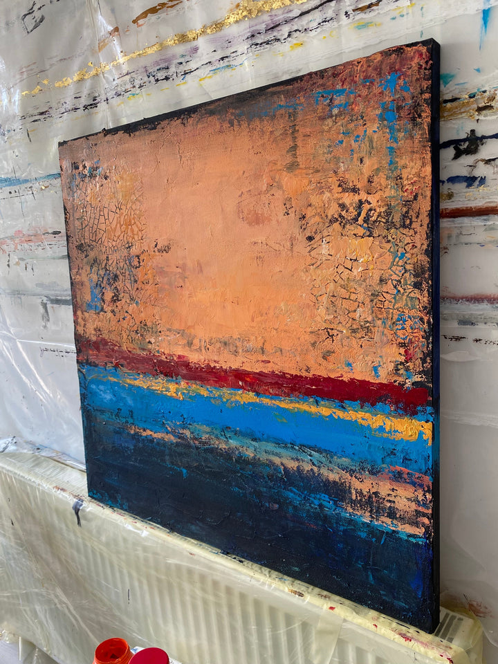 SUNSET LAYERS 32"x32"