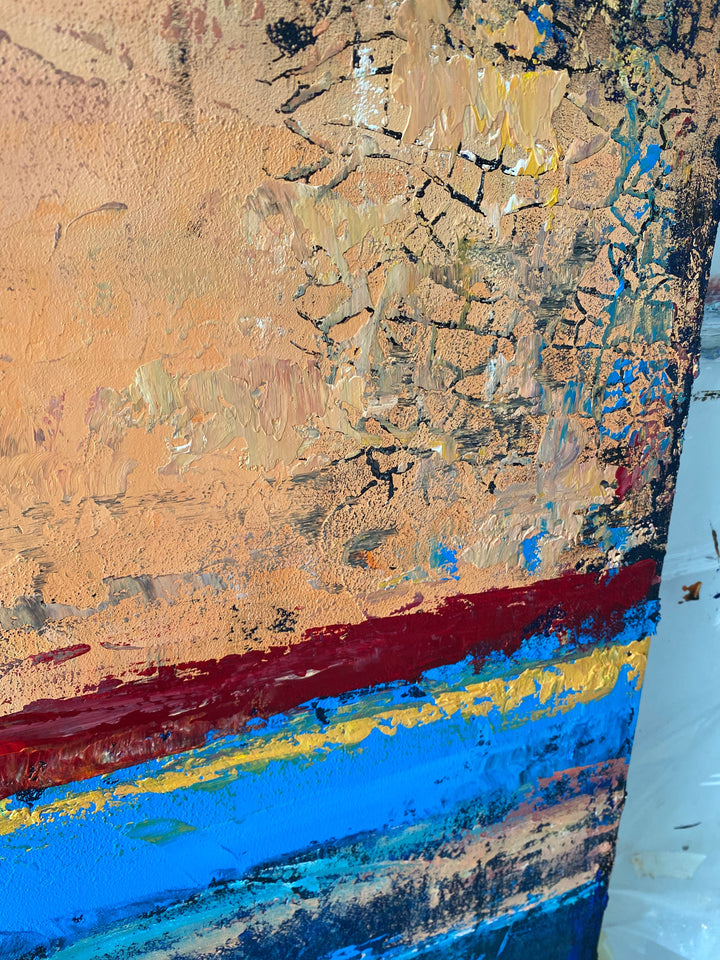 SUNSET LAYERS 32"x32"