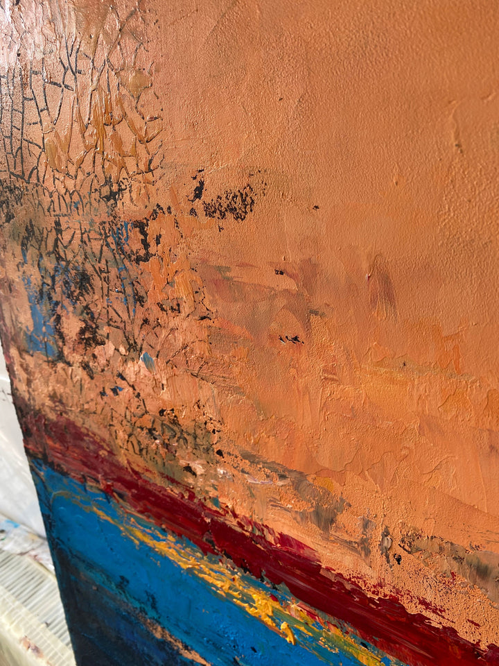 SUNSET LAYERS 32"x32"