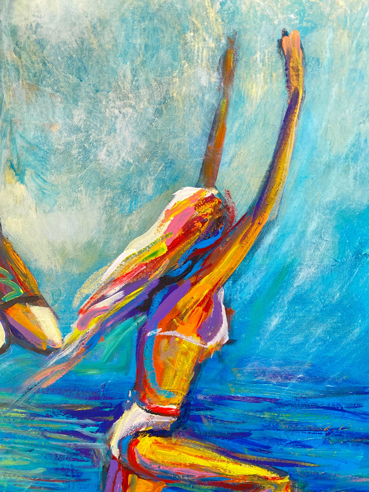 CHASING SUMMER 40"x40"