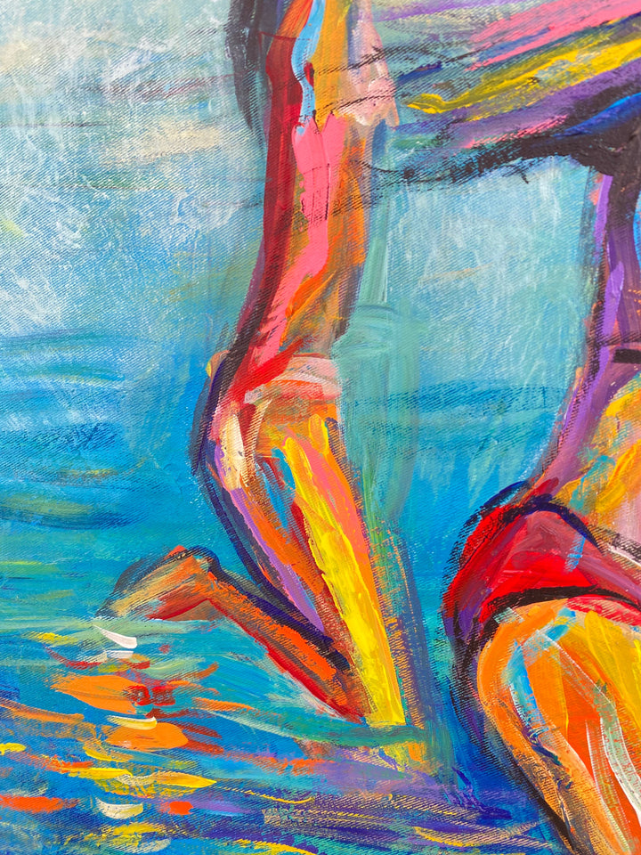 CHASING SUMMER 40"x40"