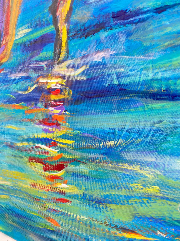 CHASING SUMMER 40"x40"