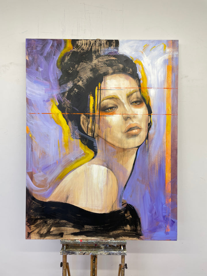 PURPLE DREAMS 57"x43"