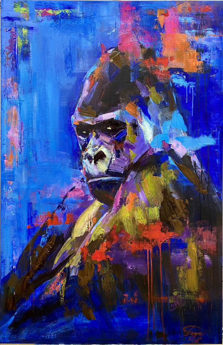MAJESTIC GORILLA 46"x30"
