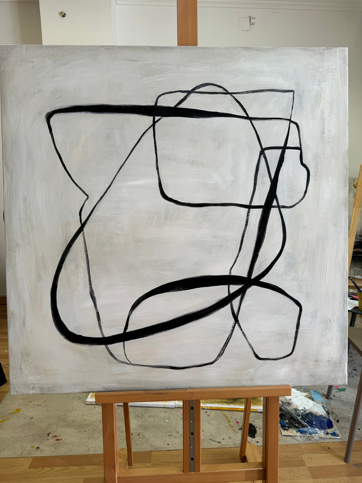 LINEAR GEOMETRIC 40"x40"