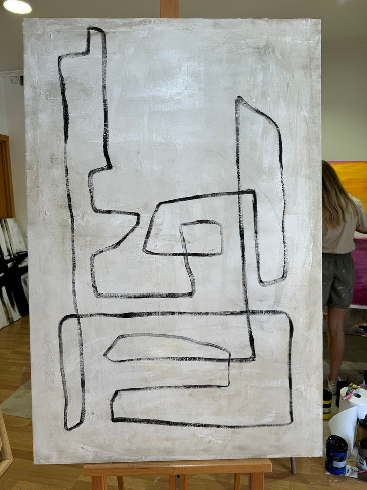 GEOMETRIC PATHWAYS 54"x36"