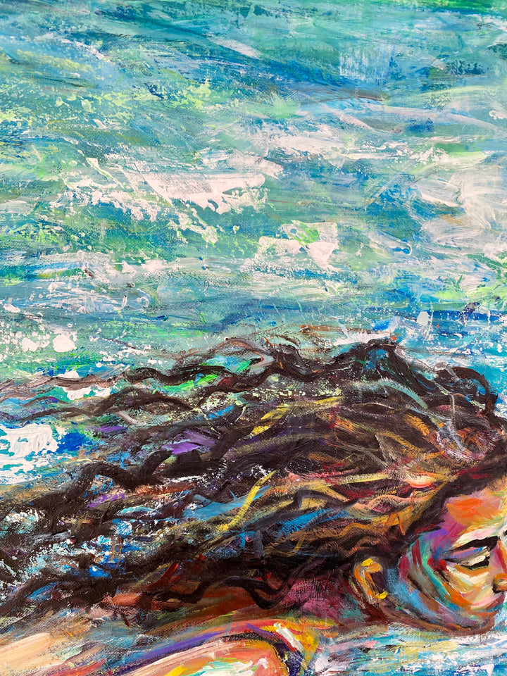 LADY OF THE LAKE 40"x40"