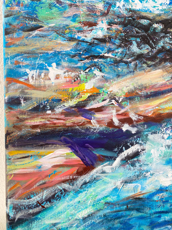 LADY OF THE LAKE 40"x40"