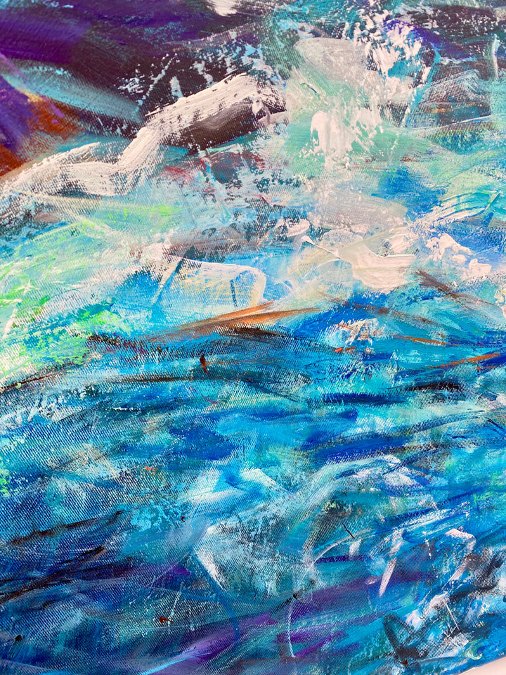 LADY OF THE LAKE 40"x40"