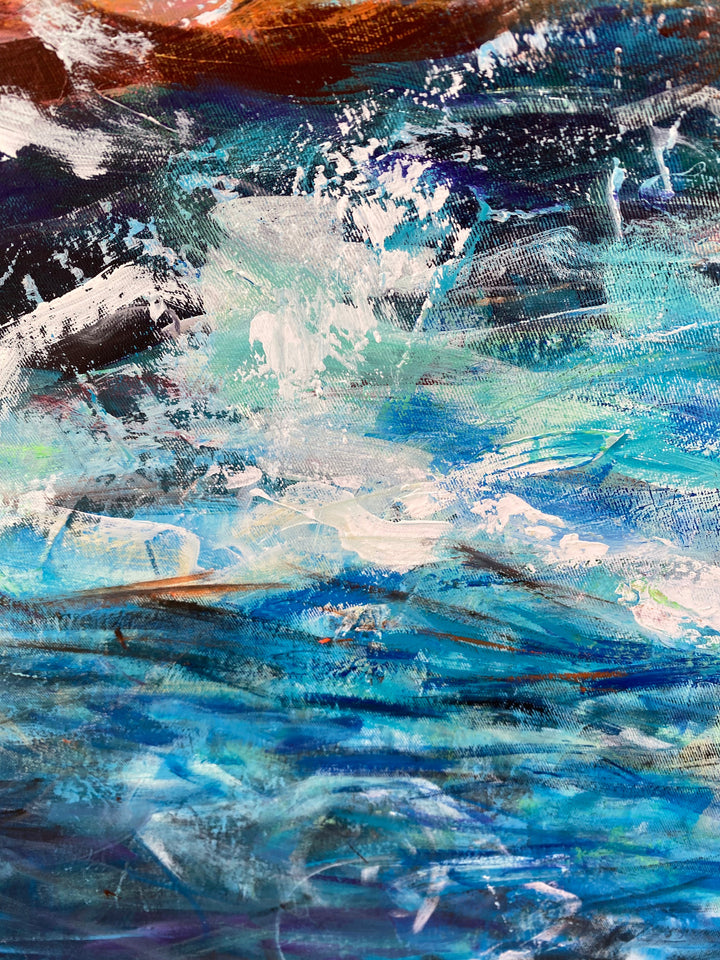 LADY OF THE LAKE 40"x40"