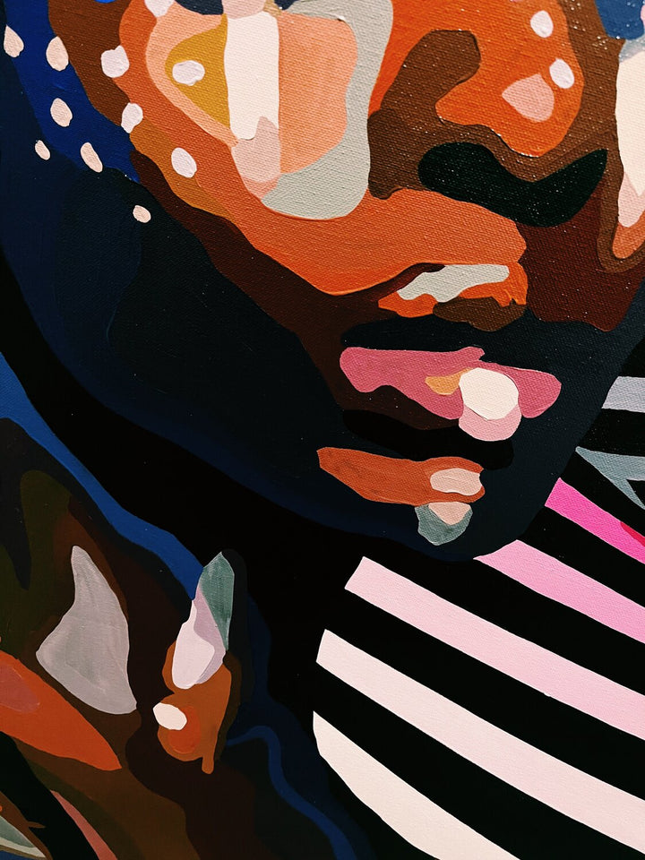 COSMIC GIRL 43.3"x43.3"