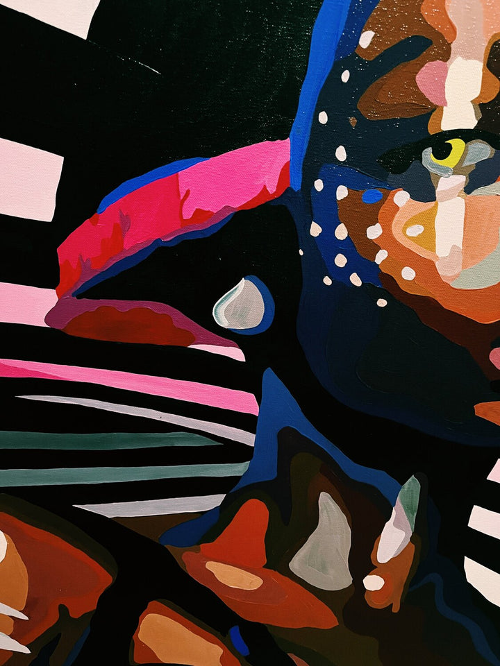 COSMIC GIRL 43.3"x43.3"
